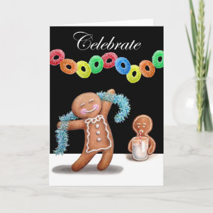 Gingerbread Party Greeting Card