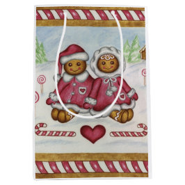 Gingerbread Peppermint Gift Bag