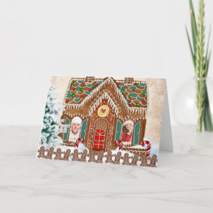 Gingerbread Photo Christmas Card