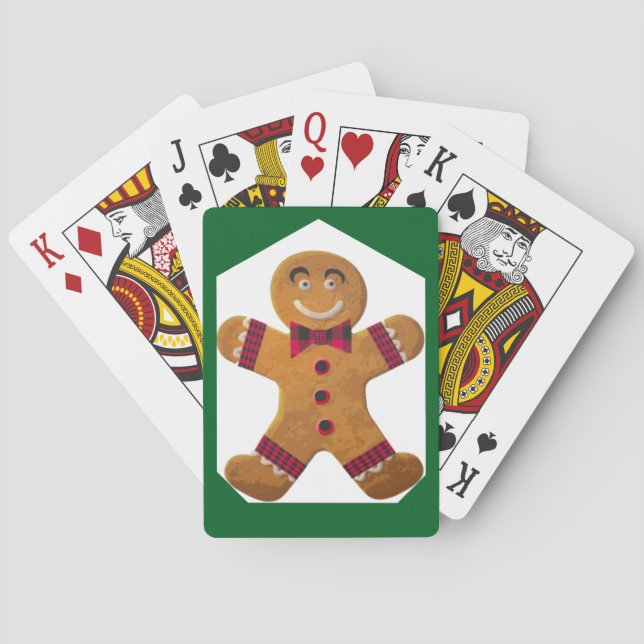 Gingerbread Poker Cards (Back)