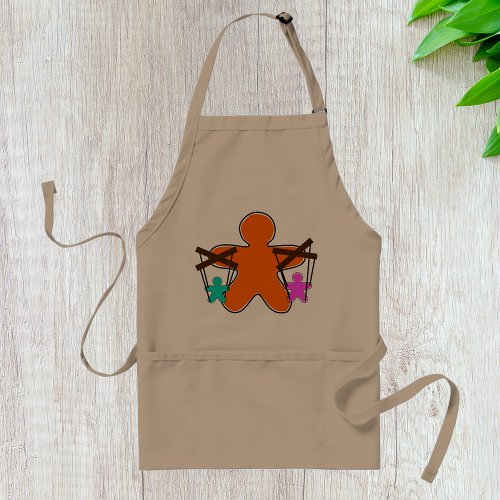 Gingerbread Puppet Apron