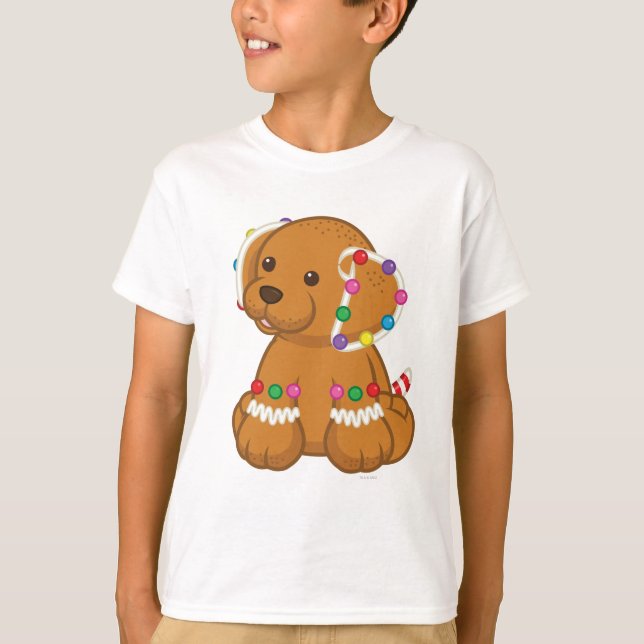 Gingerbread Puppy T-Shirt (Front)