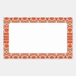 GINGERBREAD Rectangle Matte Stickers