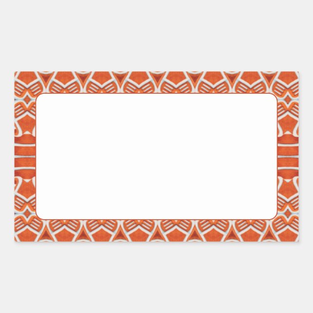 GINGERBREAD Rectangle Matte Stickers (Front)