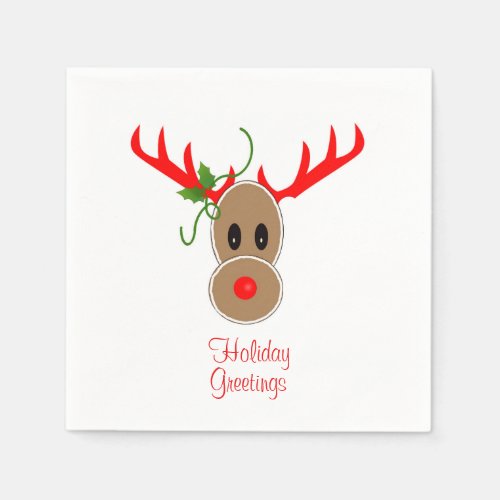 Gingerbread Reindeer Napkins