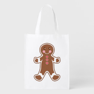 Gingerbread Reusable Tote Bag