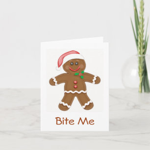 Gingerbread Santa Card