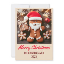 Gingerbread Santa Claus - Merry Christmas