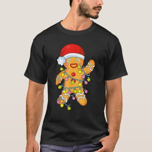 Gingerbread Santa Gingerbread Cookie Gingerbread C T_Shirt