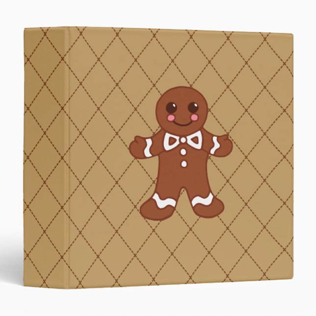 Gingerbread Scrapbook Binder (Front/Spine)