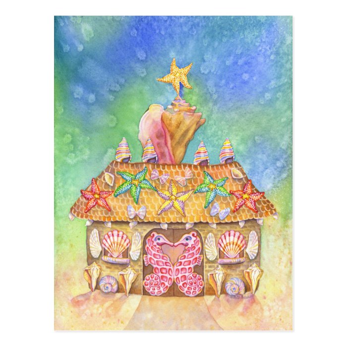 Gingerbread SeaCasa Postcards