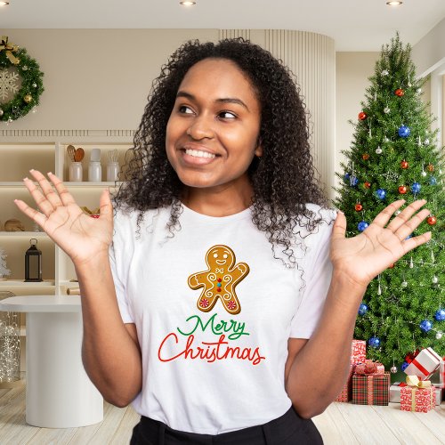 Gingerbread Shirt  Merry Christmas T_Shirt