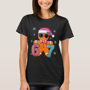 Gingerbread Six Seven 67 Meme 6 7 Funny Christmas T-Shirt