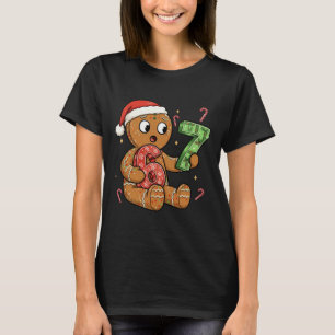 Gingerbread Six Seven 67 Meme 6 7 Funny Christmas T-Shirt