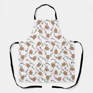 Gingerbread Skeleton Man Apron