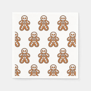 Gingerbread Skeleton Man Napkins