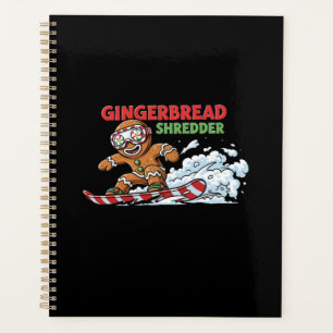 Gingerbread Snowboarder Planner