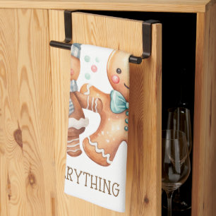 Gingerbread Spice and Everything Nice  Kitchen Towel