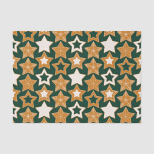 Gingerbread Stars (Noel) Tissue Paper