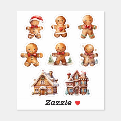 Gingerbread Sticker