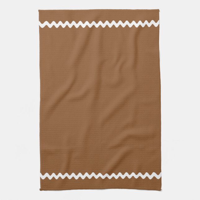 Gingerbread Style Kitchen Towel (Vertical)