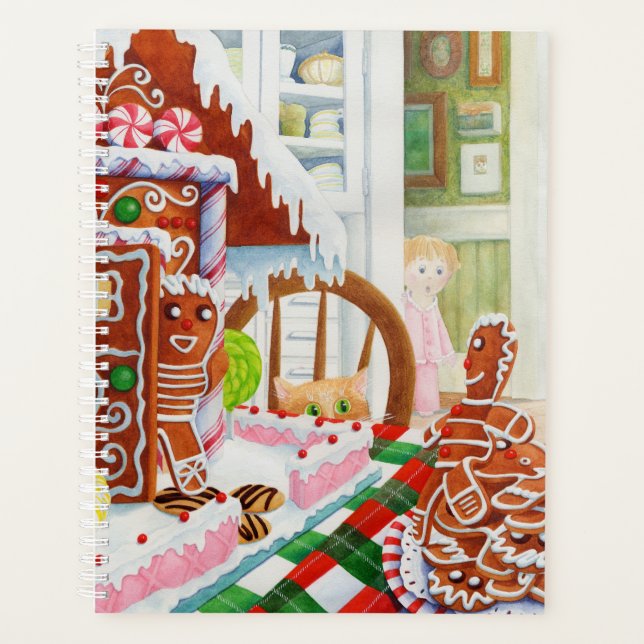 GINGERBREAD SURPRISE 8.5x11 Planner Calendar (Front)
