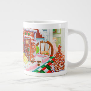 GINGERBREAD SURPRISE Big White Mug