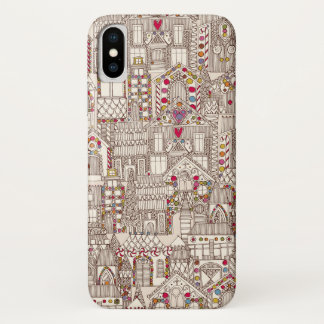 gingerbread town iPhone x case