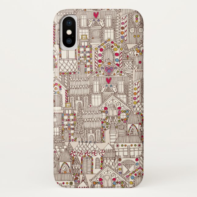gingerbread town Case-Mate iPhone case (Back)