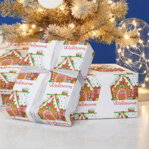 Gingerbread Welcome Wrapping Paper