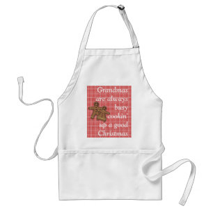 GingerbreadCoupleApron-customize Adult Apron