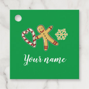 Gingerbreadman Love Favor Tags