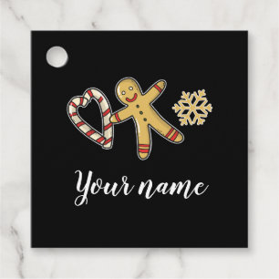 Gingerbreadman Love Favor Tags