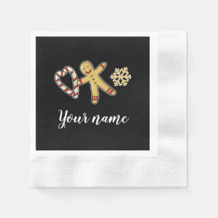 Gingerbreadman Love Napkins