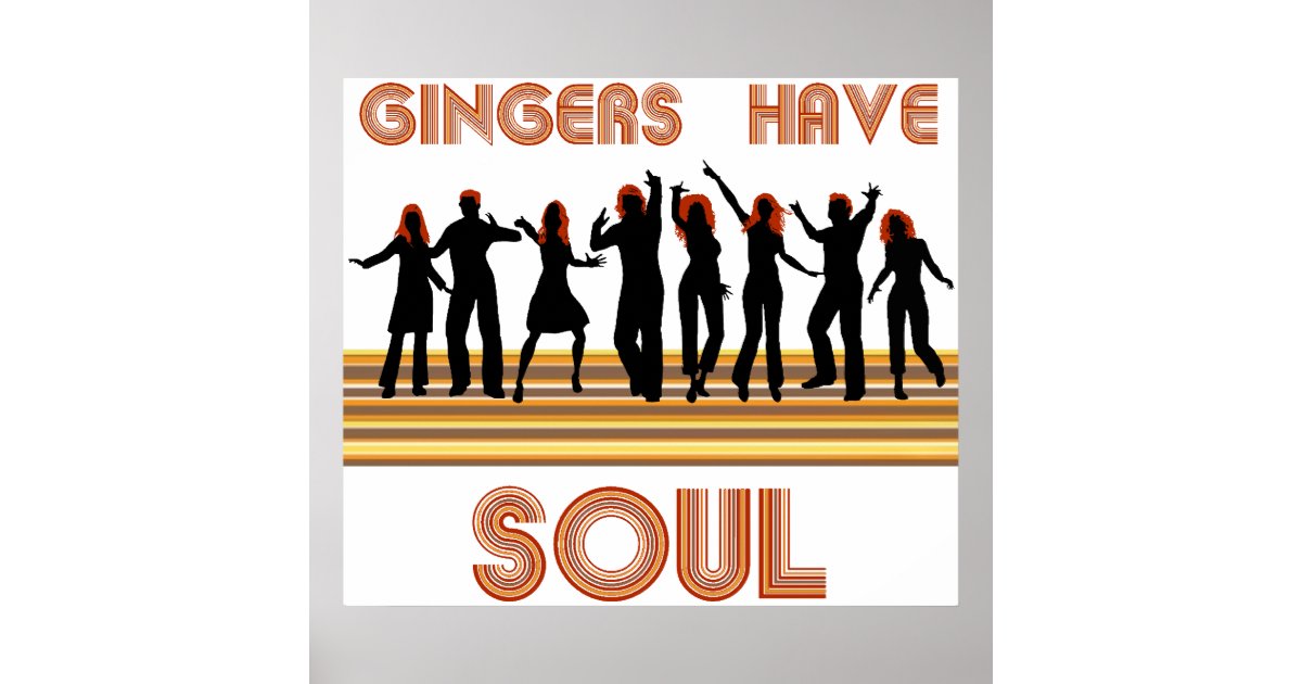 Gingers have Souls Train Poster | Zazzle