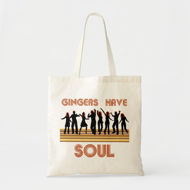 Gingers have Souls Train Tote Bag (Front)