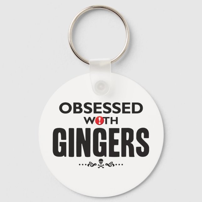 Gingers Obsessed Keychain (Front)