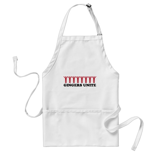 Gingers Unite Adult Apron (Front)