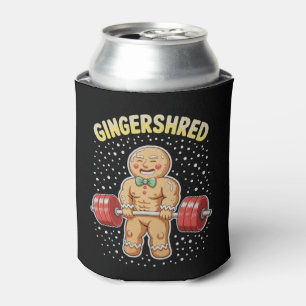 Gingershred Christmas Gingerbread Gym Bodybuilding Can Cooler