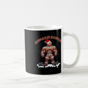 Gingershred Funny Gingerbread Man Gym Bodybuilding Coffee Mug