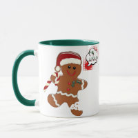 gingersnap cookie funny christmas holiday mug