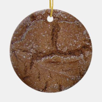 Gingersnap Cookie Ornament by gothicbusiness at Zazzle