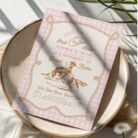 Gingham Ain't My First Rodeo Invitation