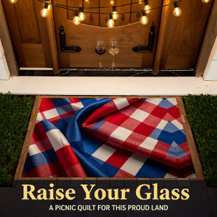 Gingham and Glory Doormat