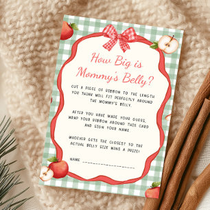Gingham Apple of Our Eye How Big Is Mommy's Belly