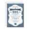Gingham Barbecue Birthday Party Invitation
