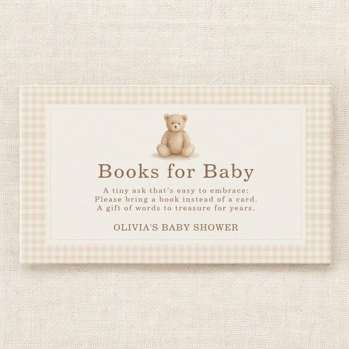 Gingham Bearly Wait Teddy Bear Books For Baby 
