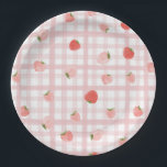 Gingham Berry Party Plates<br><div class="desc">Gingham Berry Party Plates</div>