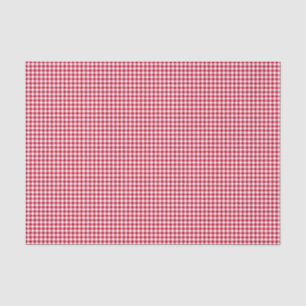 Gingham-Berry-Red-Tissue Wrapping Paper