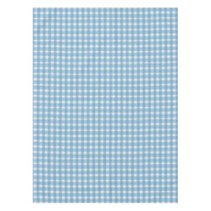 Gingham Charm Blue Tablecloth
